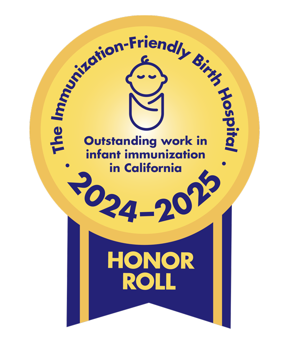 Award for immunization friendly birth hospital